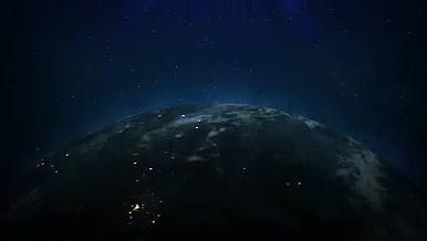 星球三维大气近景标题开场片头动画AE模板视频的预览图